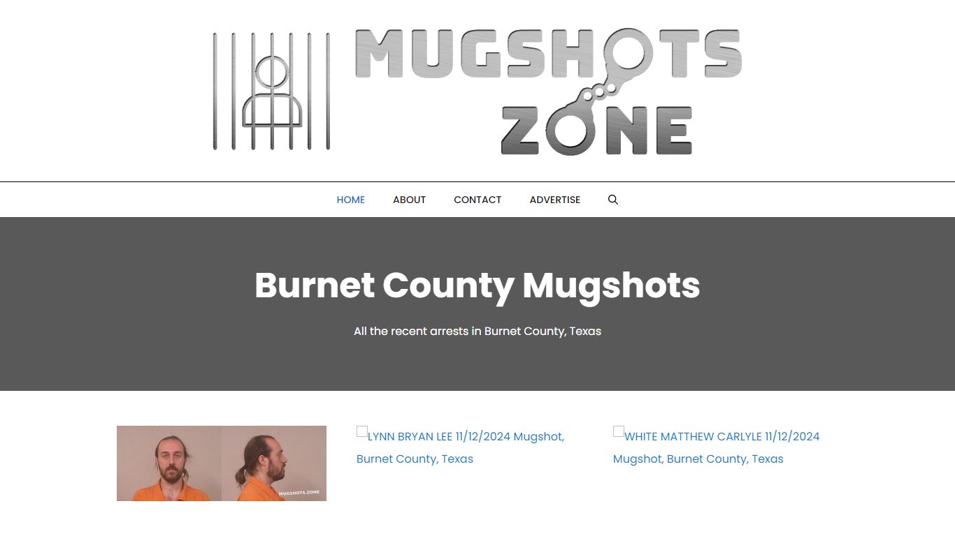 Burnet County Mugshots Zone